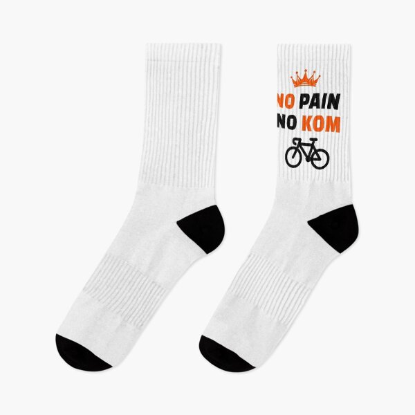 Item preview, No Pain No KOM Funny Cycling Gift for Strava Segment Chasers | King of the Mountain Motivation Apparel for Road Biking and MTB | Great Gift for Competitive Cyclists and Hill Climbers designed and sold by BMLprint ⭐⭐⭐⭐⭐.
