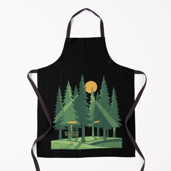 Item preview, Disc Golf Forest Sunset Flying Disc Basket Scene designed and sold by LuminOrb.