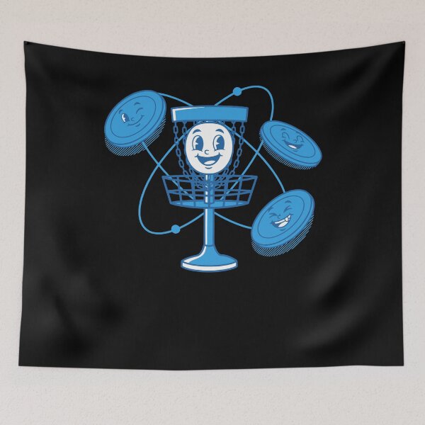 Item preview, Funny Disc Golf Scene with Flying Discs designed and sold by LuminOrb.