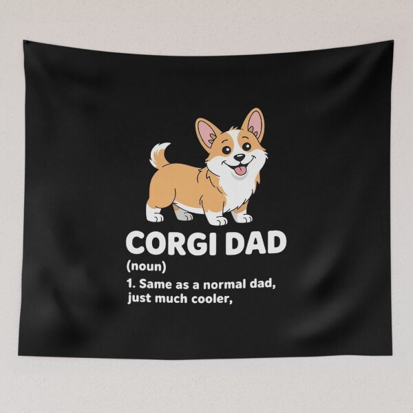 Item preview, Corgi Dad Definition Funny Pet Corgi Dog Lover Father's Day  designed and sold by RsFilsingerArt.