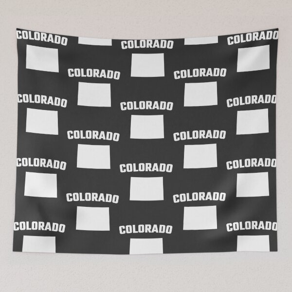 Item preview, Colorado State Outline - Classic Collegiate White Varsity Style designed and sold by mashmosh.