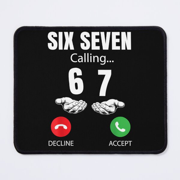 Item preview, Six Seven Calling – 67 Incoming Call Meme Design designed and sold by Alluka Brand.