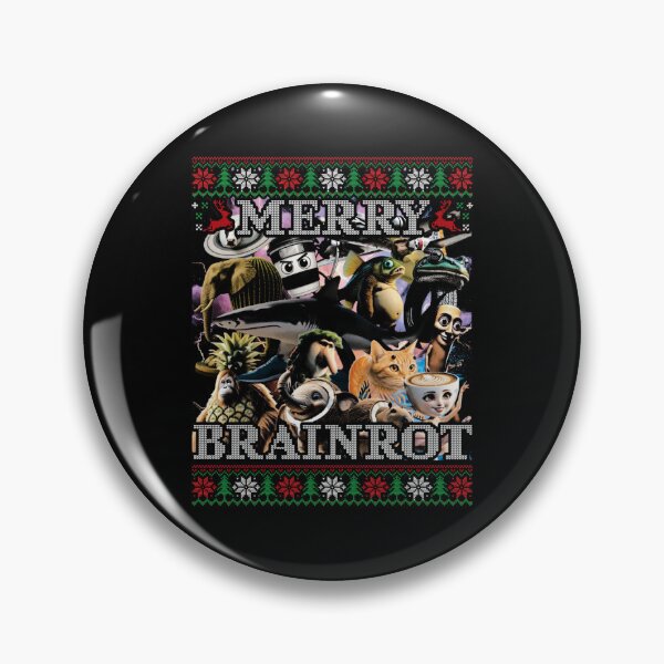 Item preview, The Ultimate "Brainrot" Ugly Christmas Sweater Design designed and sold by Krasnovaovaova.