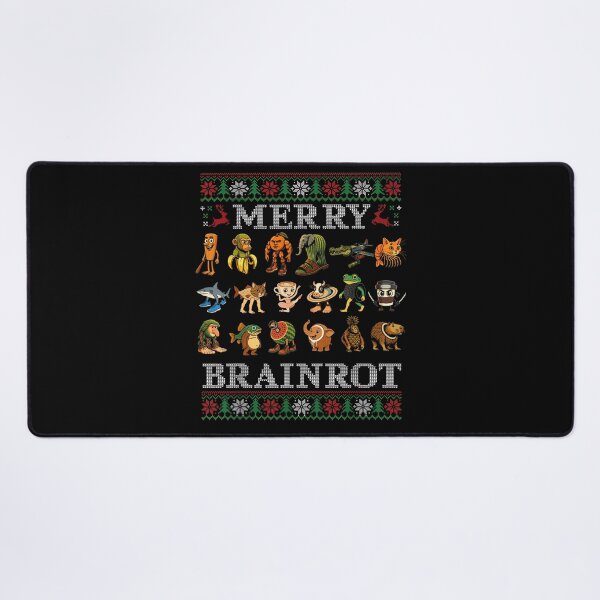 Item preview, The Ultimate "Brainrot" Ugly Christmas Sweater Design designed and sold by Krasnovaovaova.