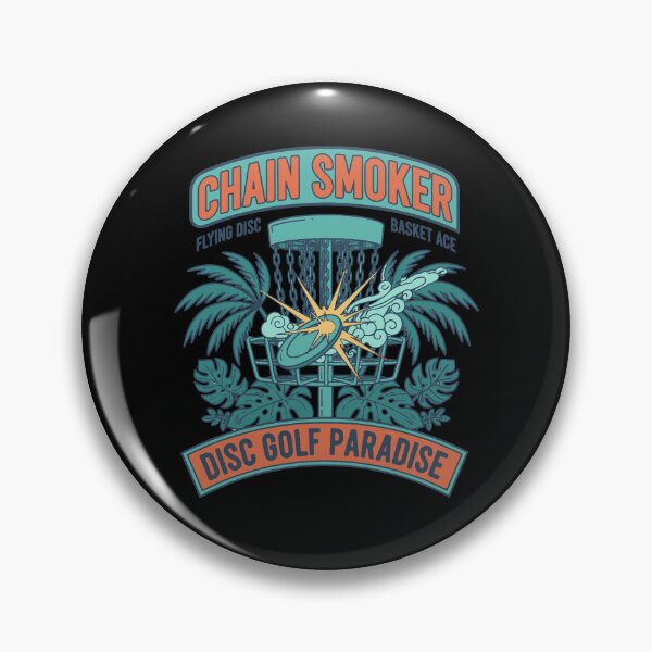 Item preview, Chain Smoker Disc Golf Paradise Flying Disc Basket designed and sold by LuminOrb.