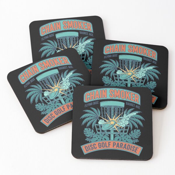 Item preview, Chain Smoker Disc Golf Paradise Flying Disc Basket designed and sold by LuminOrb.