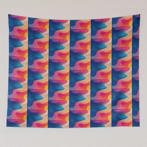 Item preview, Beautiful Abstract Cosmic Color Flow Artwork   designed and sold by NivyasArtistry.