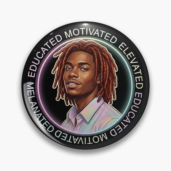 Item preview, Educated Motivated Elevated Melanated Men Excellence designed and sold by QuipQuips.
