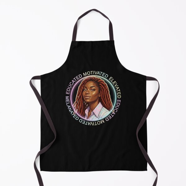 Item preview, Educated Motivated Elevated Melanated Queen Art designed and sold by QuipQuips.