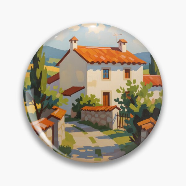Item preview, Galician home and landscape scene designed and sold by Ponted.