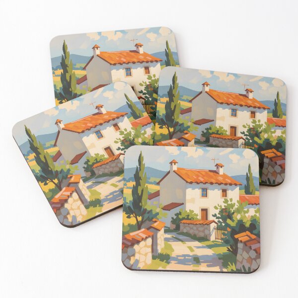 Item preview, Galician home and landscape scene designed and sold by Ponted.