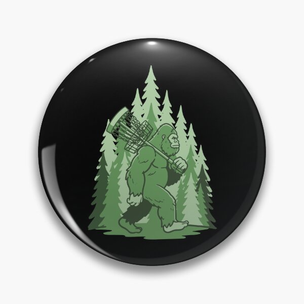 Item preview, Sasquatch Disc Golf Basket Forest Funny Frisbee designed and sold by LuminOrb.