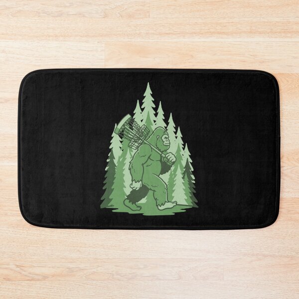Item preview, Sasquatch Disc Golf Basket Forest Funny Frisbee designed and sold by LuminOrb.