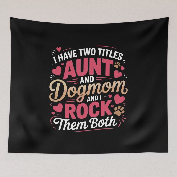 Item preview, Rocking The Dog Mom And Aunt Life Aunt And Dog Mom  designed and sold by VerseFarm.