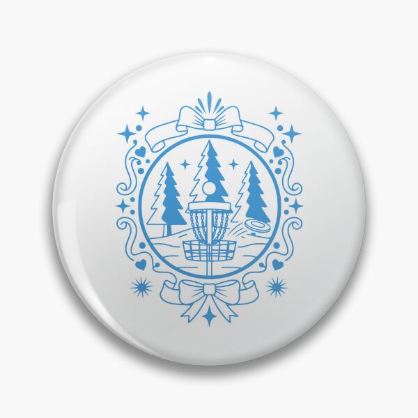 Item preview, Disc Golf Scene Flying Disc Golf Basket Forest designed and sold by LuminOrb.