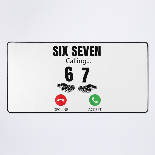Item preview, Six Seven Calling – 67 Incoming Call Meme Design designed and sold by Alluka Brand.