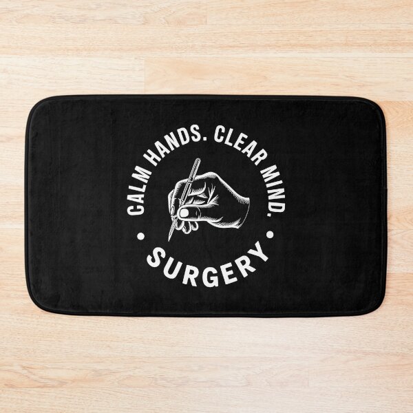 Item preview, Surgeon Badge Calm Hands Clear Mind Medical Gift designed and sold by Slaw-Creation.
