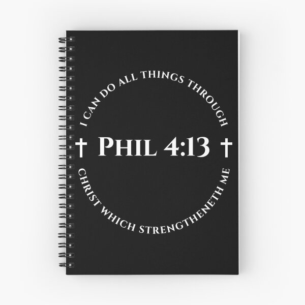 Item preview, Phil 4:13 I Can Do All Things Through Christ (KJV) designed and sold by Clothed in Scripture.