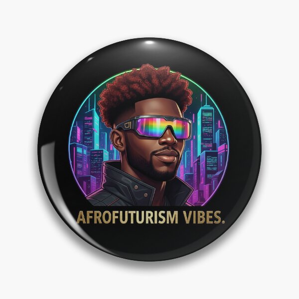 Item preview, Afrofuturism Vibes Red Hair Future King Art designed and sold by QuipQuips.