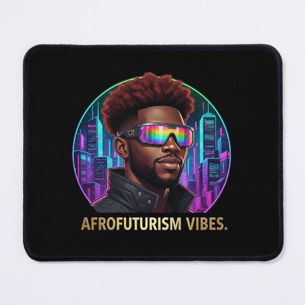 Item preview, Afrofuturism Vibes Red Hair Future King Art designed and sold by QuipQuips.