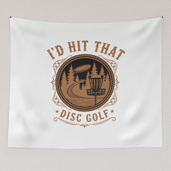 Item preview, Id Hit That Disc Golf Funny Disc Golfer Flying designed and sold by LuminOrb.