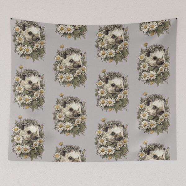 Item preview, Hedgehog Vintage Style Forest Animals Collection designed and sold by EnjoyFunGifts.