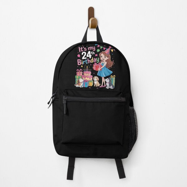 Item preview, Cute Girl With Dogs It’s My 24th Birthday Mommy 24 Years Old designed and sold by RsFilsingerArt.