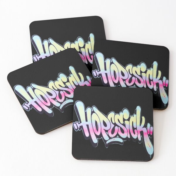 Item preview, Colorful Gradient HOPESICK Graffiti  designed and sold by SKITZVOID.