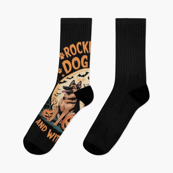 Item preview, Rocking The Dog Mom And Witch Life German Shepherd Halloween  designed and sold by VerseFarm.