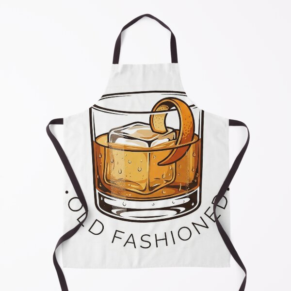 Item preview, Classic Old Fashioned Cocktail Minimalist Bar Art designed and sold by OneLineBar.