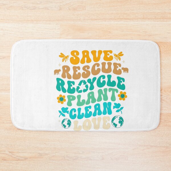 Item preview, Save Rescue Recycle Plant Clean Love designed and sold by artcultreone.