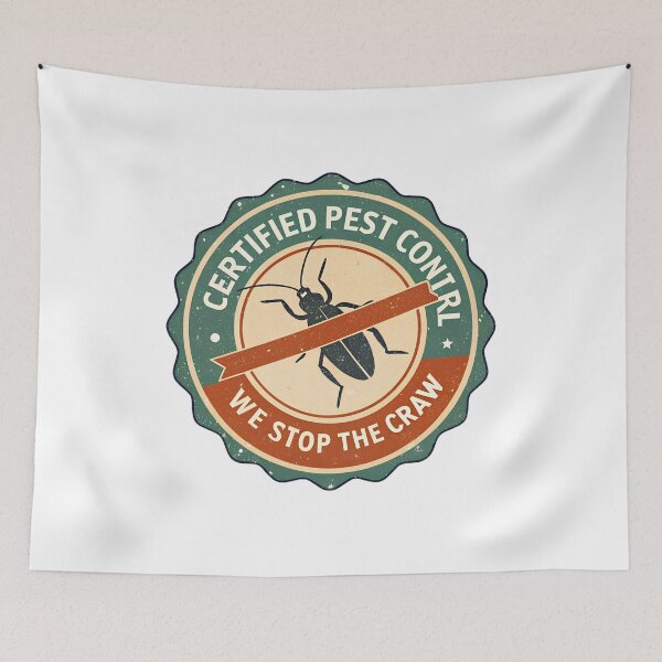 Item preview, Certified Pest Control – Vintage Exterminator  designed and sold by VividOrganica.