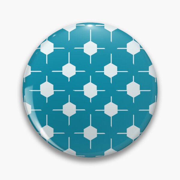 Item preview, Blue White Stars Hexagon - Abstract Geometric Shape Pattern - Unique Gifts For Men designed and sold by RoyalStarsPatts.