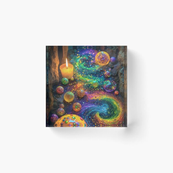 Item preview, Magical sphere landscape with candlelight designed and sold by Mianku | Für das Leben.