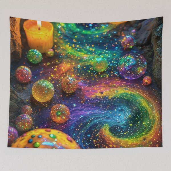 Item preview, Magical sphere landscape with candlelight designed and sold by Mianku | Für das Leben.