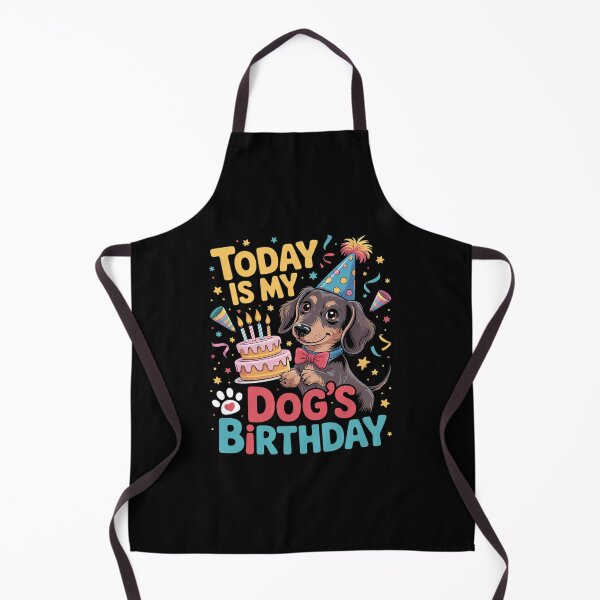 Item preview, Dachshund Candles Cake Mom Daddy Today Is My Dog's Birthday designed and sold by RsFilsingerArt.