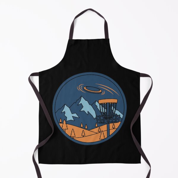 Item preview, Mountain Disc Golf Basket Flying Disc Scene designed and sold by LuminOrb.