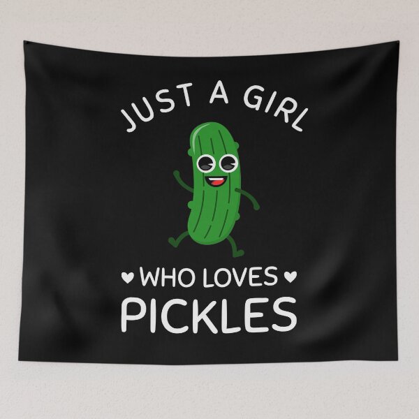 Item preview, Just a Girl Who Loves pickles designed and sold by Dondonmart.