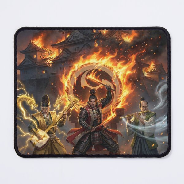 Item preview, Oda Nobunaga, Tokugawa Ieyasu & Toyotomi Hideyoshi – Three Warlords of Flame, Thunder and Wind | Samurai Legend Trio | Mori no Akari Series designed and sold by Mori-no-Akari.