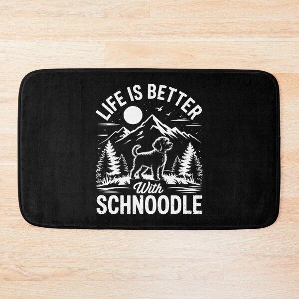 Item preview, Schnoodle Life Better Mom Dad Dog  designed and sold by VerseFarm.