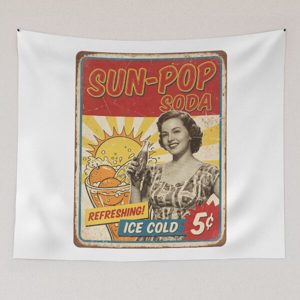 Item preview, Sun-Pop Sparkle: Retro Refreshment with a Citrus Twist designed and sold by ForeverPrintsOK.