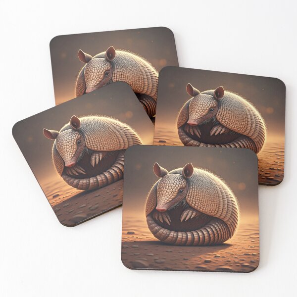 Item preview, Armadillo Attitude – Cute Yet Unbreakable designed and sold by PawPrintedArt.