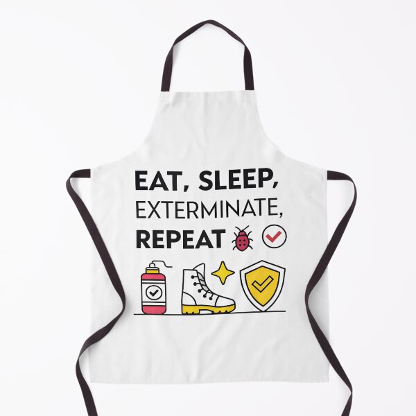 Item preview, Eat Sleep Exterminate Repeat – Pest Control Worker Humor Design designed and sold by VividOrganica.