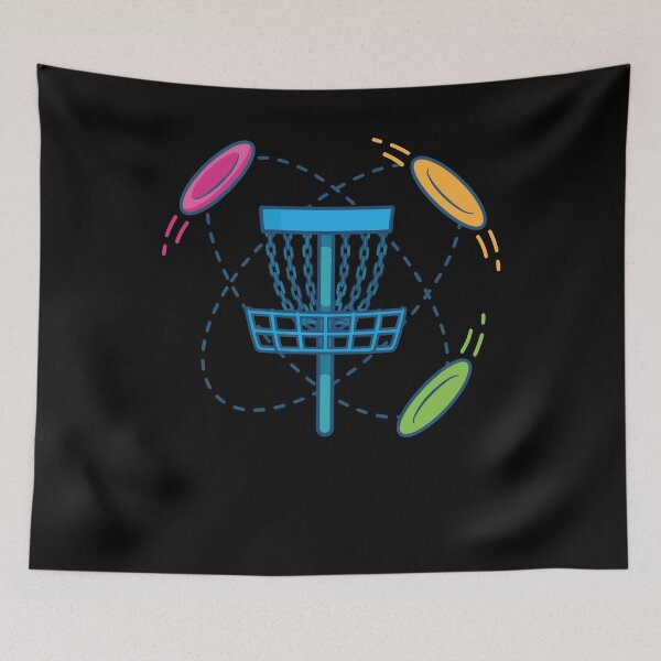 Item preview, Disc Golf Basket and Flying Discs Scene designed and sold by LuminOrb.