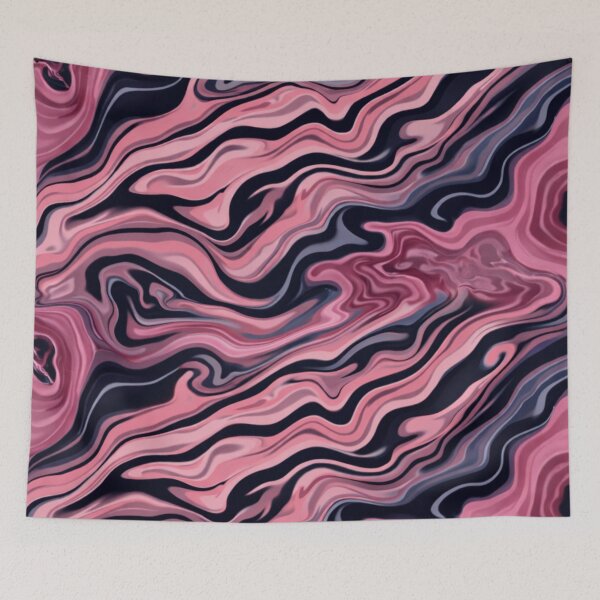 Item preview, Blush Wave Fluid Pattern designed and sold by LuxeFusionArt.