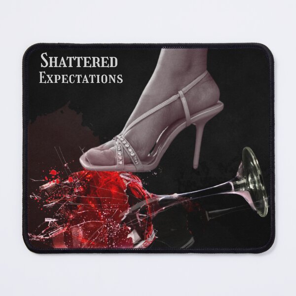 Item preview, Shattered Expectations – Dark Feminine Power Glass Aesthetic Art designed and sold by glowtrendz.