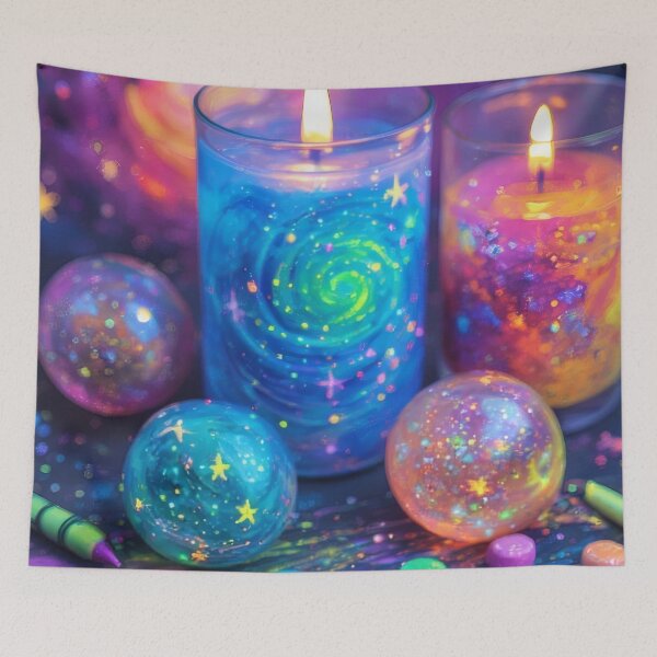 Item preview, Galactic candles and cosmic creativity designed and sold by Mianku | Für das Leben.