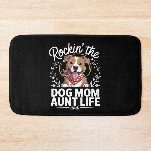 Item preview, Staffordshire Bull Terrier Rocking The Dog Mom and Aunt Life  designed and sold by VerseFarm.
