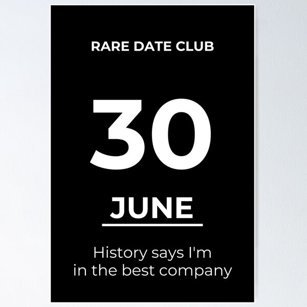 Item preview, Rare Date Club – June 30 designed and sold by ariksworld.