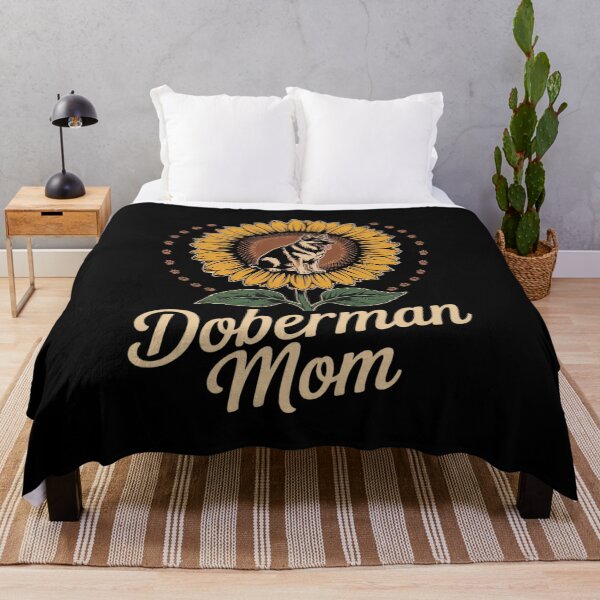 Item preview, Doberman Mom - Sunflower Mother's Day Dog Lover Pet Owner designed and sold by RsFilsingerArt.